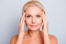 an older lady considering botox